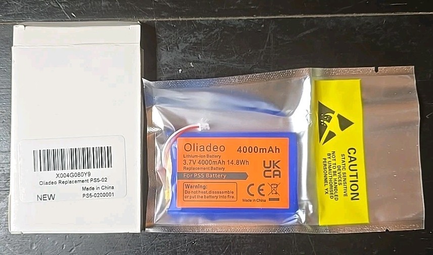 Oliado PlayStation 5 Lithium-ion Replacement Battery/Sony Dualsense Wireless…