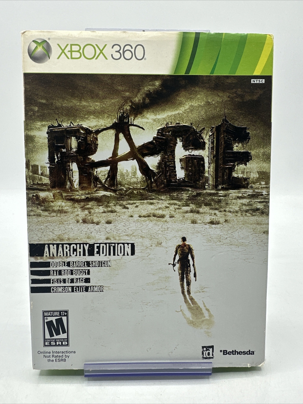 Rage: Anarchy Edition (Microsoft Xbox 360, 2011) 3 Disc Complete Tested