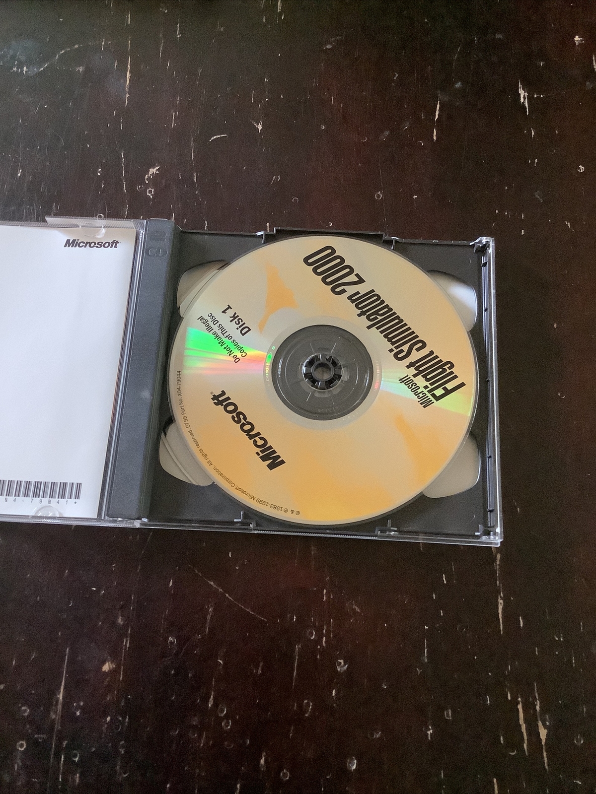 2000 Microsoft Flight Simulator CD Game Windows 95 & 98