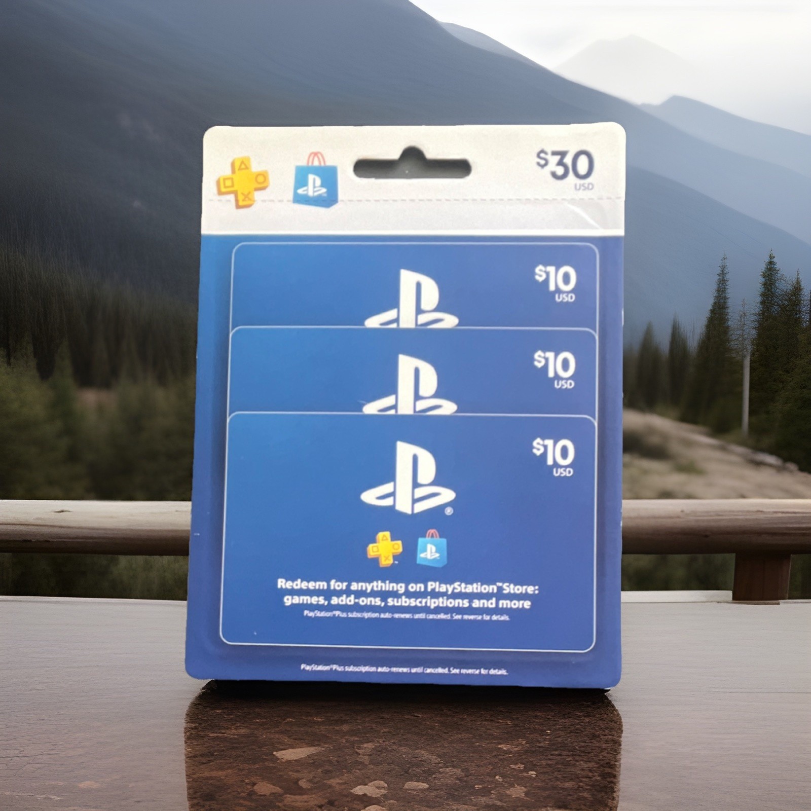 PlayStation $30 Network Prepaid Gaming Card for PS4 PS5 PS3 PS Vita