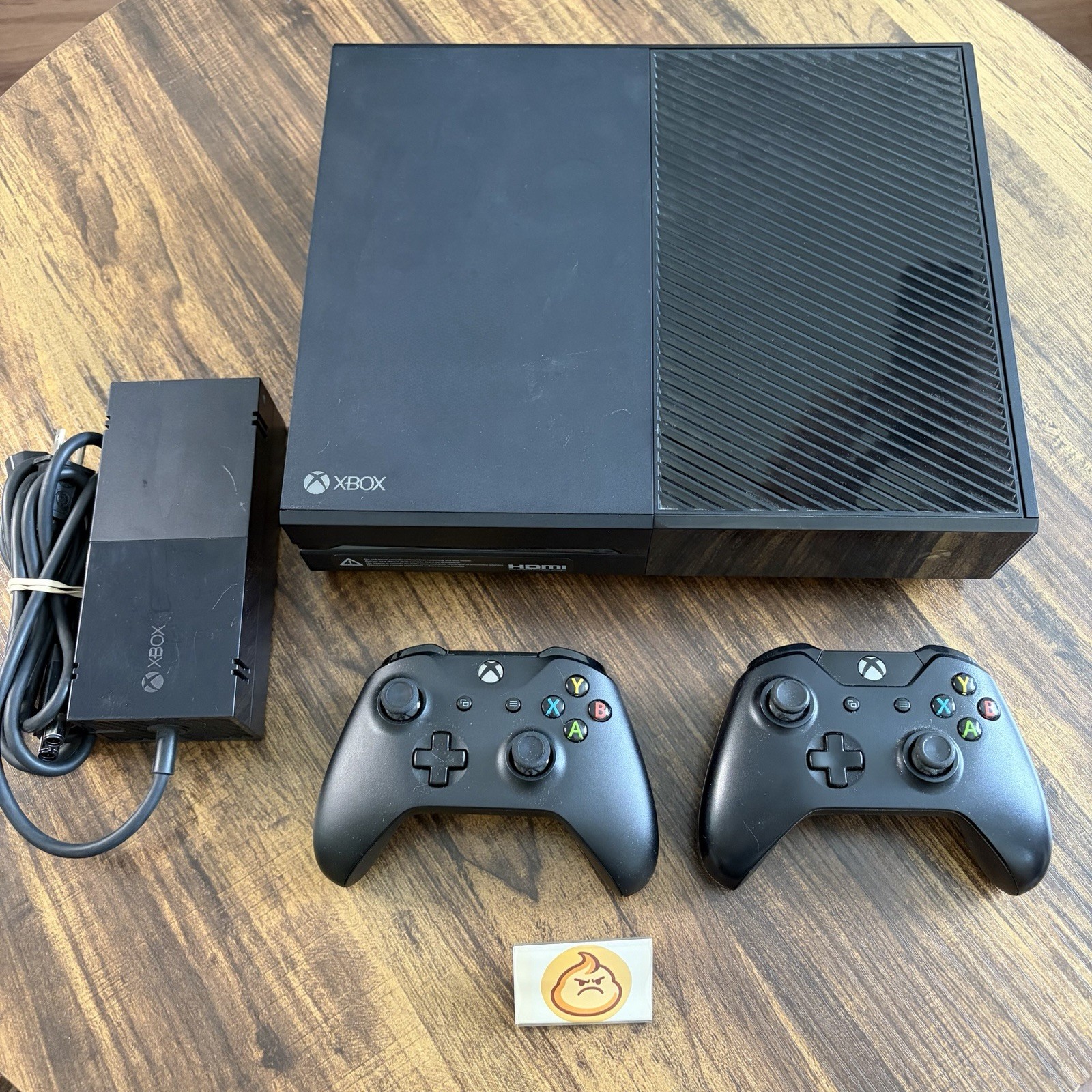 💎 Microsoft Xbox One Console Bundle – 2 Genuine Controllers – Power Supply 🎮