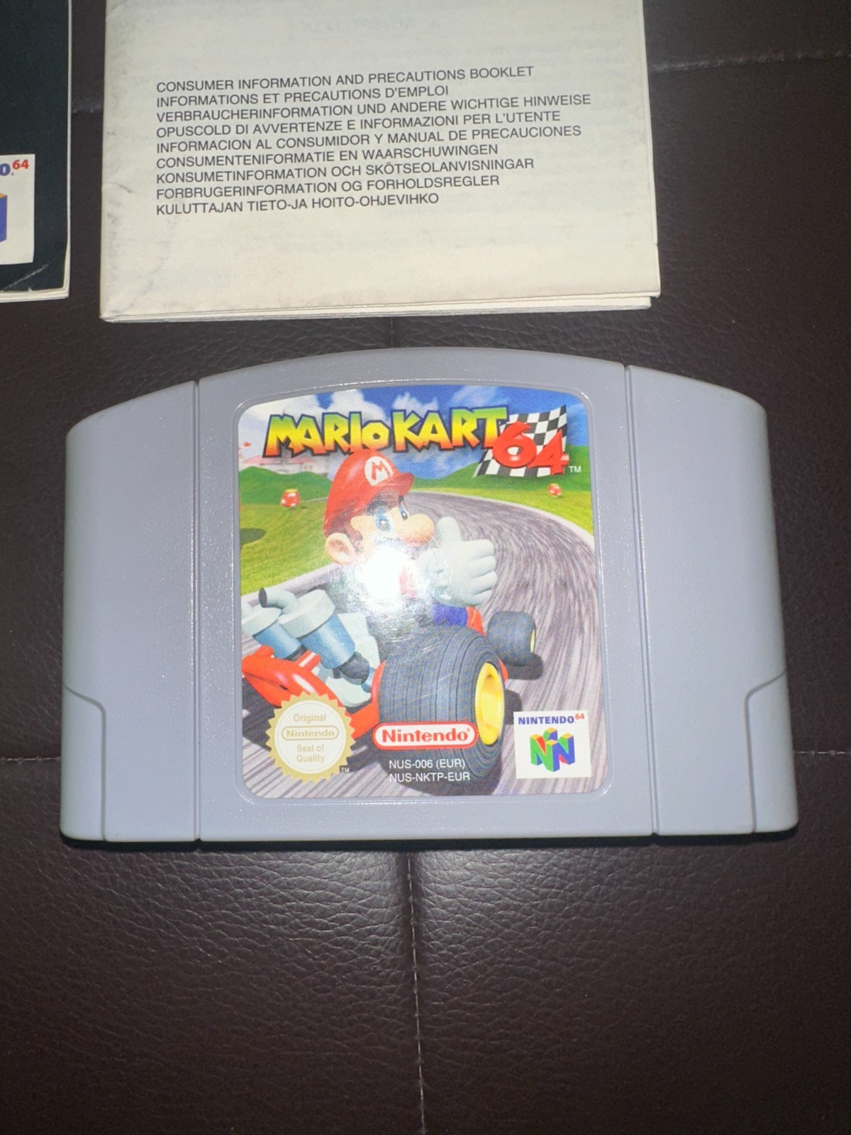 Mario Kart 64 (Nintendo 64) – PAL Complete in Box (CIB) German Version
