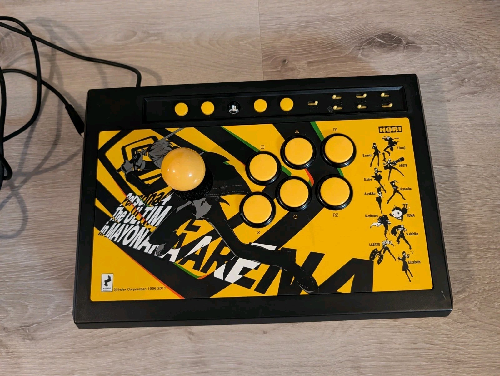 Hori Persona 4 Arena Arcade Fight Stick Controller Sony PS3 Joystick US Seller
