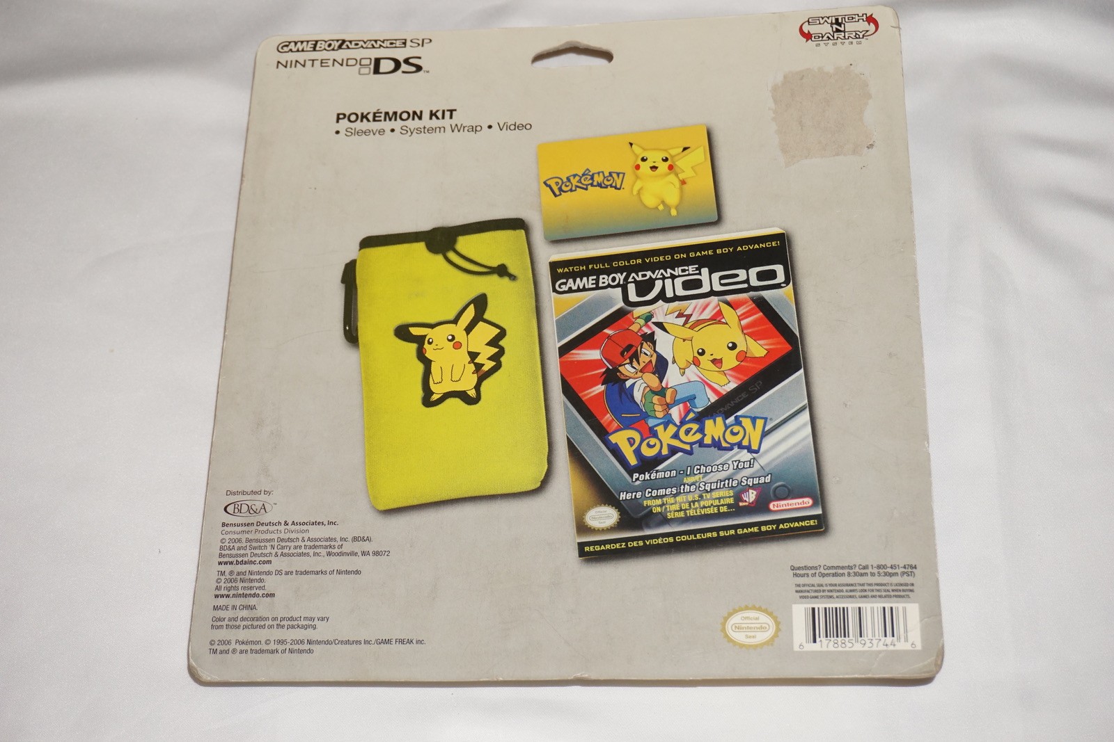 Pokemon Kit For Ho-Oh the Bells Toll Hot Video Game Boy Advance GBA NEW Blister