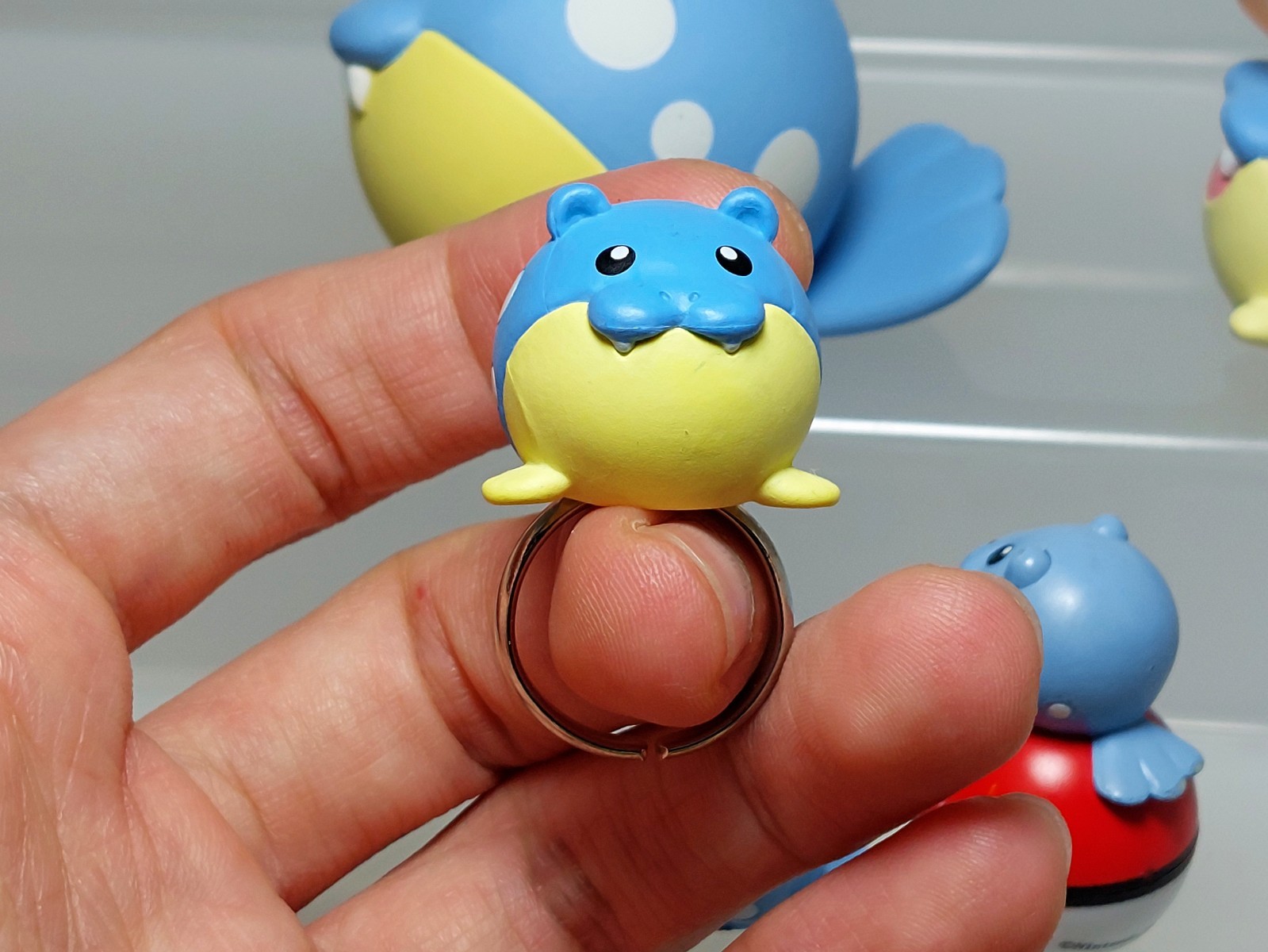 Spheal Tamazarashi Pokemon Mixed Figure Tomy T-ARTS Bandai Banpresto 0.4-1.7in