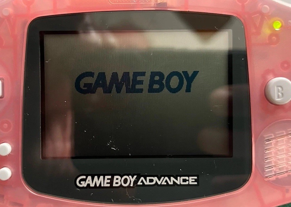 Nintendo Game Boy Advance Pink Handheld Console Model AGB-001