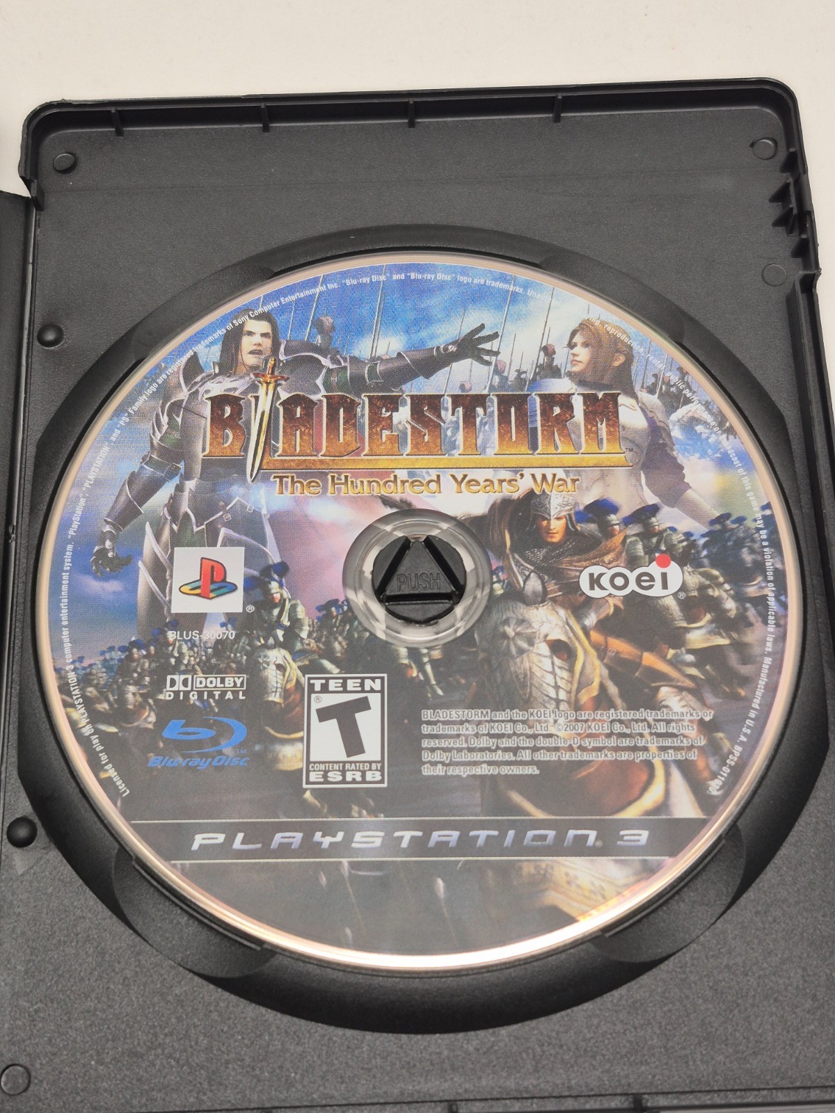 Sony Playstation 3 PS3 Bladestorm The Hundred Years War Tested Works Disc Only