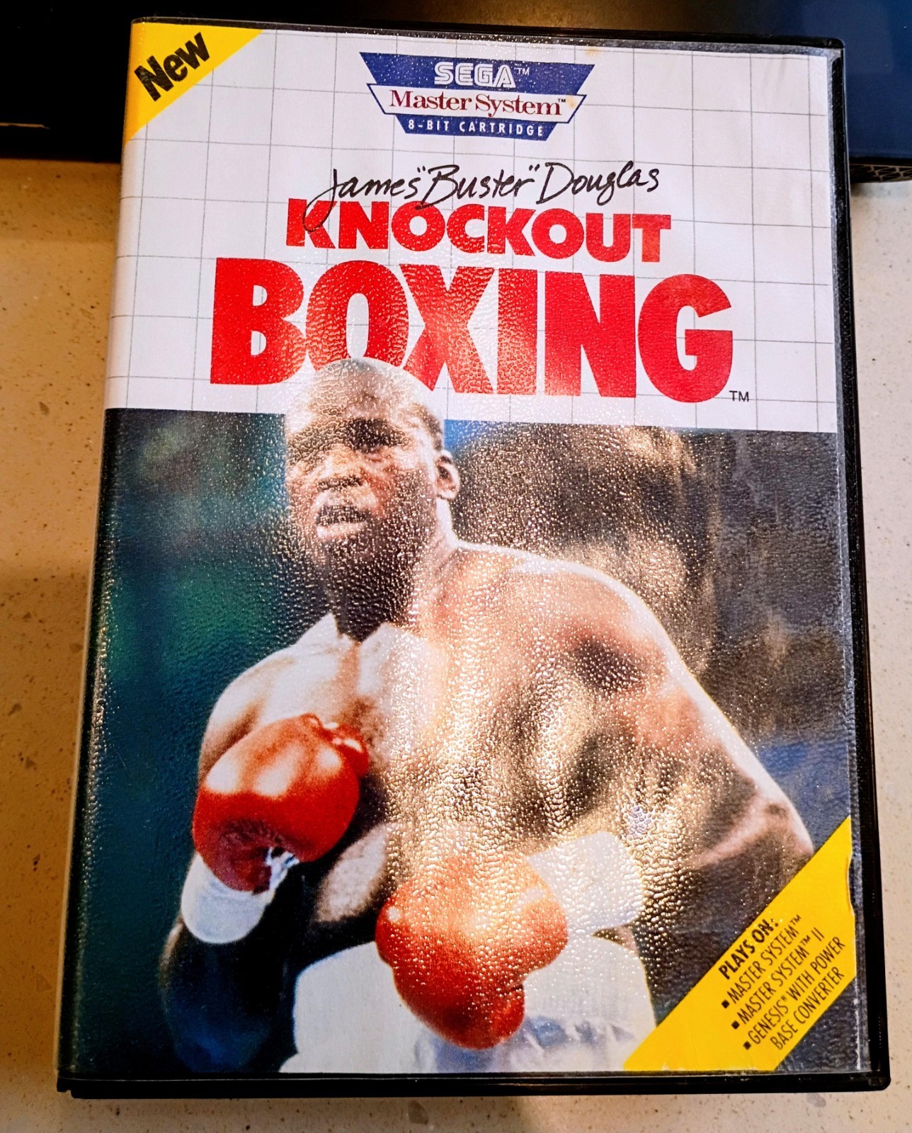 James “Buster” Douglas Knockout Boxing (Sega Master System) Box and Cartridge