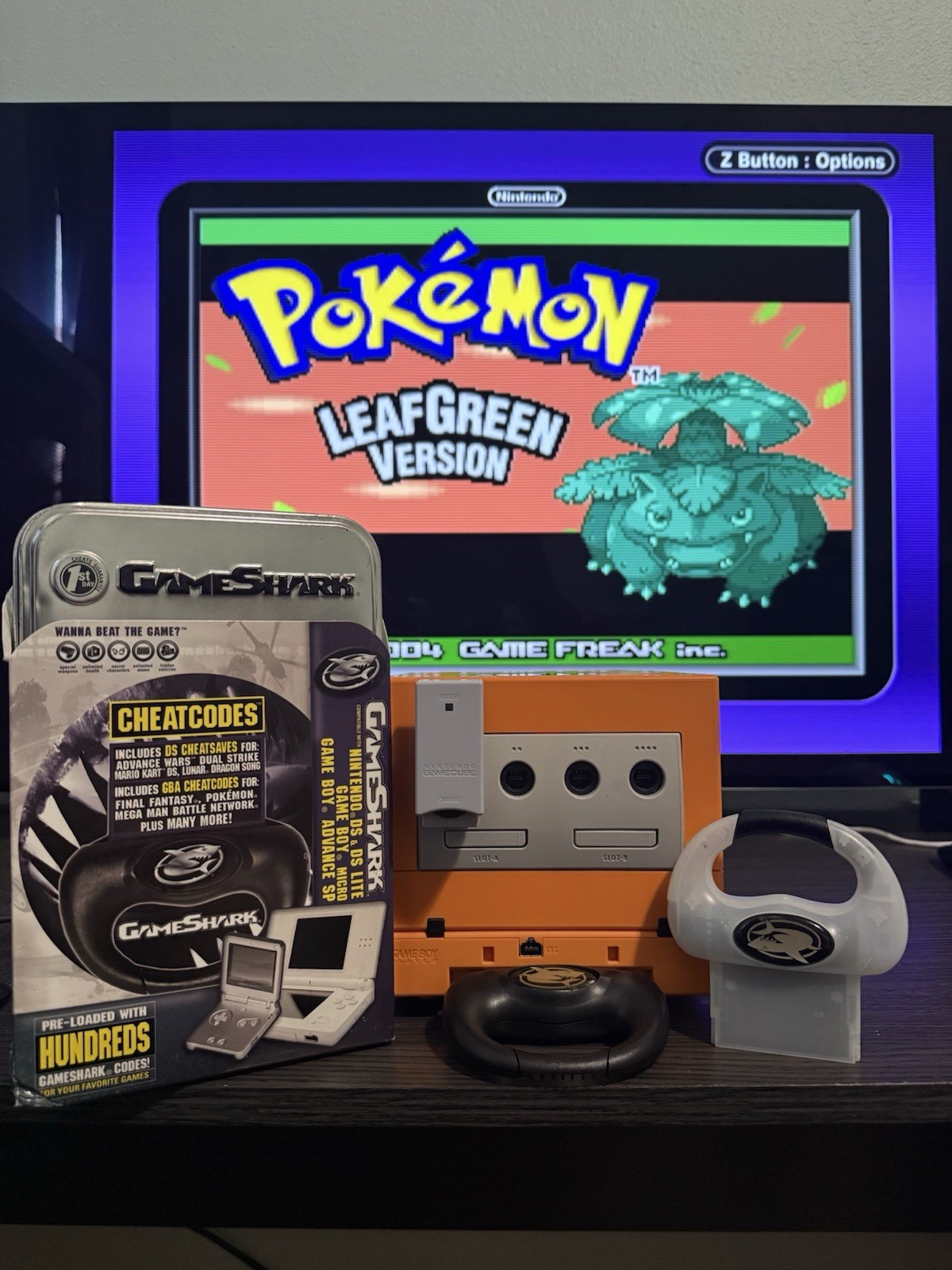 GameShark Karabiner/ActionReplay GameBoy Advanced + SHINY ENCOUNTERS + ISLANDS