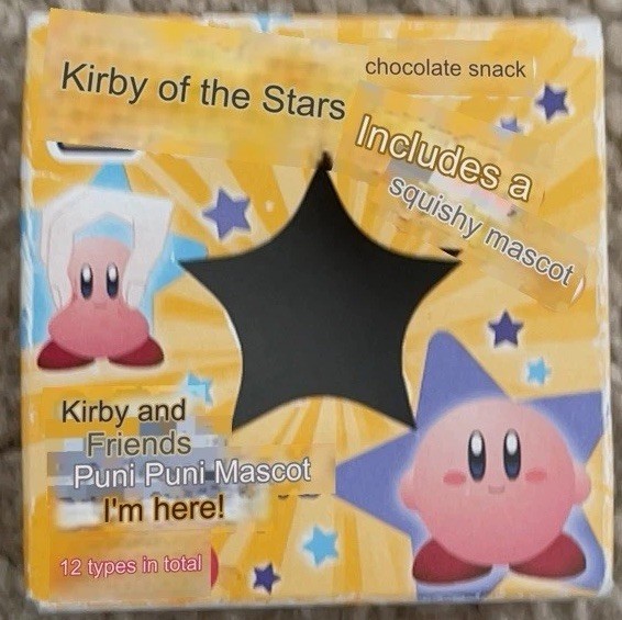Kirby’s Dream Land Fumu Tiff Choco Snack Box Collectible Squish Toy Rare w/ Box