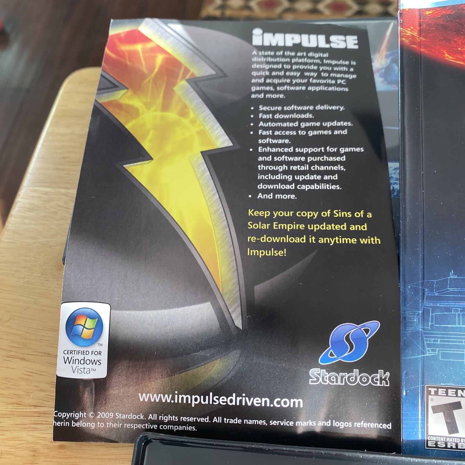 Sins of a Solar Empire (PC, 2008) – Tested, Manual Included