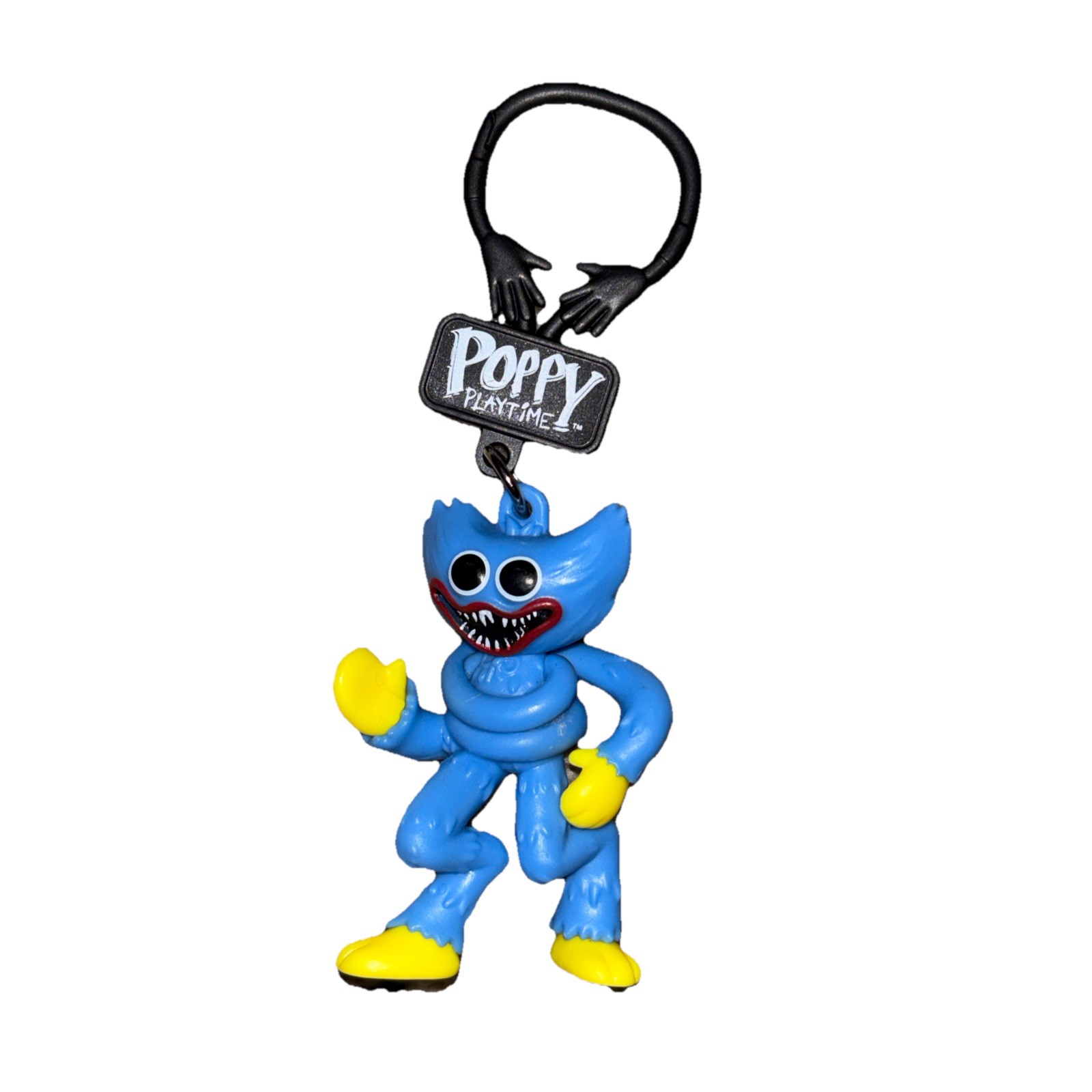Poppy Playtime Huggy Wuggy Collectible Bag Clip / Keychain Charm – 5” Phatmojo