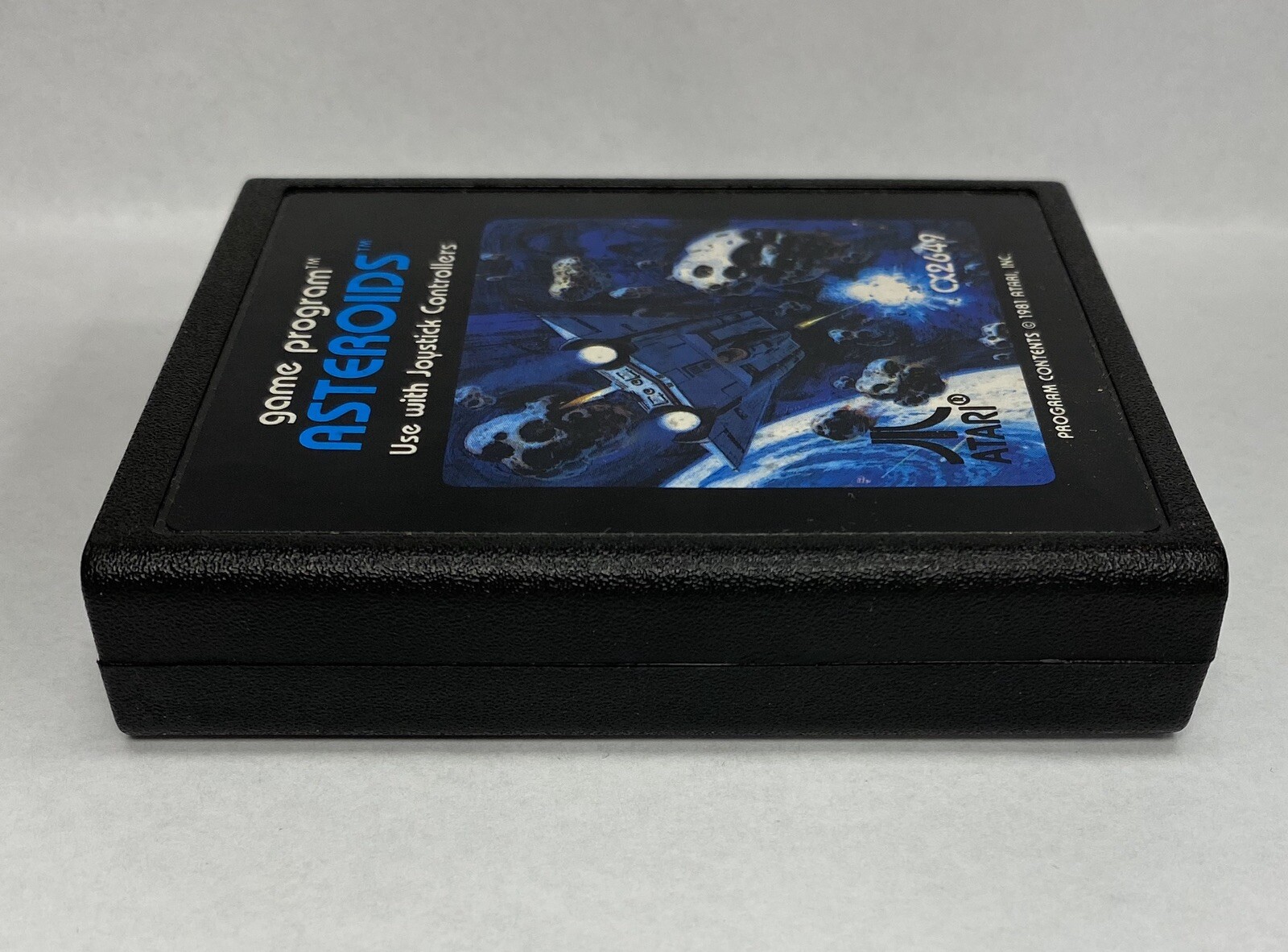 Atari 1981 Asteroids Game Program Cartridge