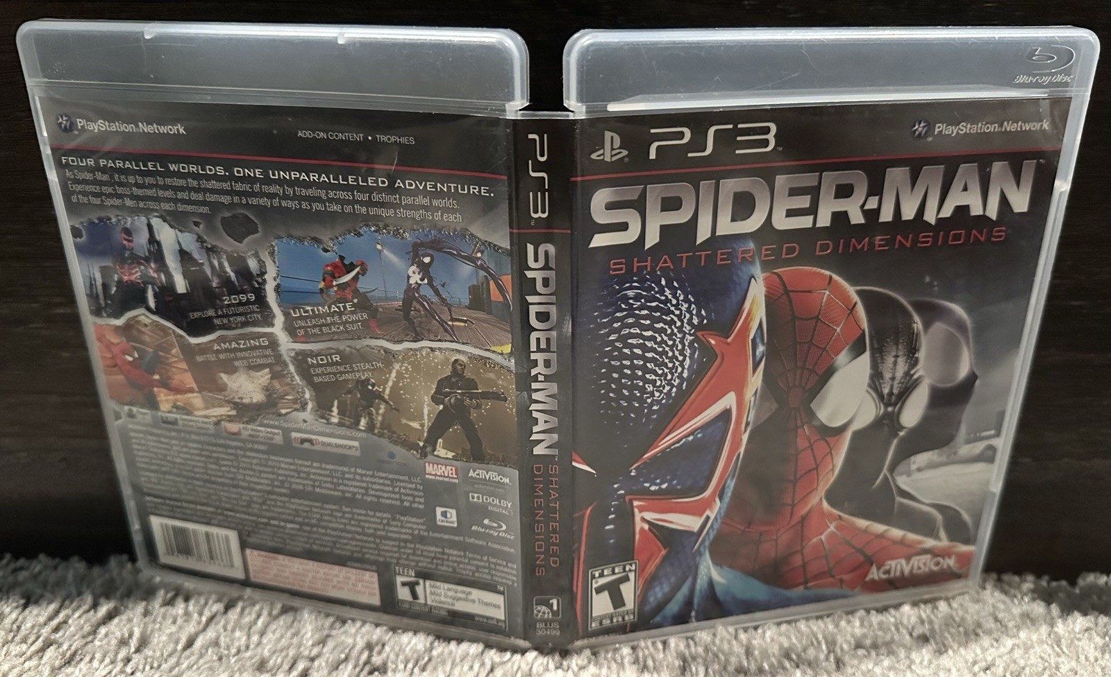 Spider-Man: Shattered Dimensions (Sony PlayStation 3, 2010) PS3 Manual Included
