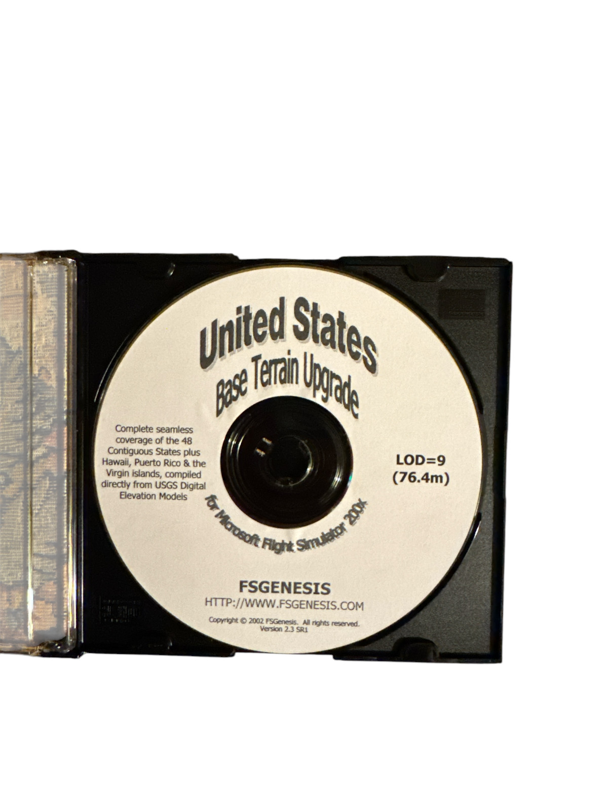 Microsoft Flight Simulator United States Base Terrain Upgrade CD