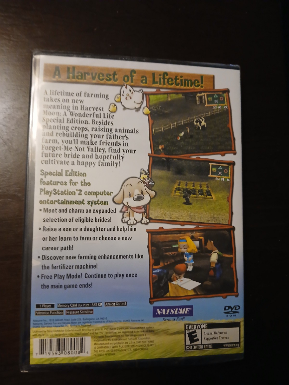 Harvest Moon: A Wonderful Life – Special Edition (Sony PlayStation 2, 2005), New