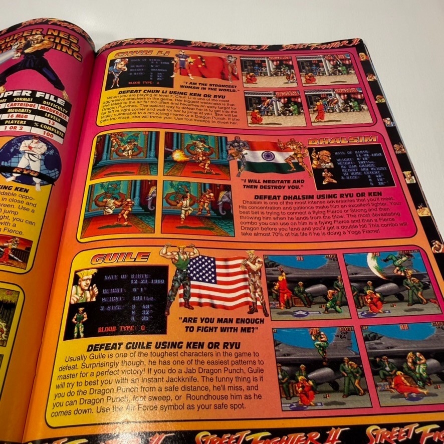 Super NES Buyer’s Guide November 1992 Street Fighter II VTG