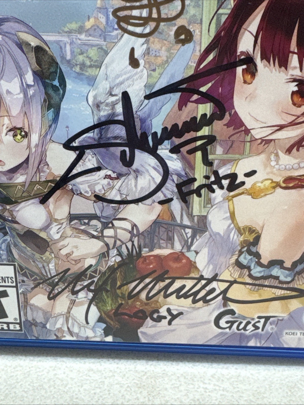 Atlier Sophie: The Alchemist Of The Mysterious Book PlayStation 4 PS4 Signed