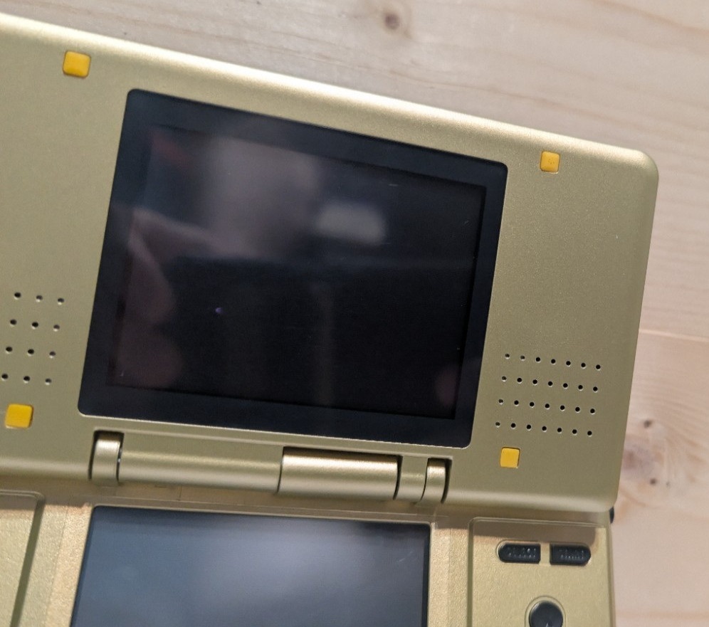 Nintendo DS NTR/Fat/Original GoldZelda Reshelled W/USB Cable New Battery & USB-C