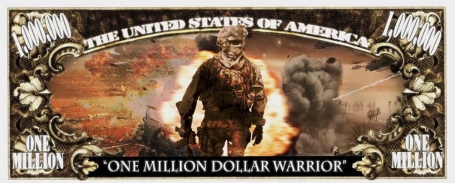 40 Pack Call of Duty Modern Warfare Money Collectible Novelty 1 Million Dollars