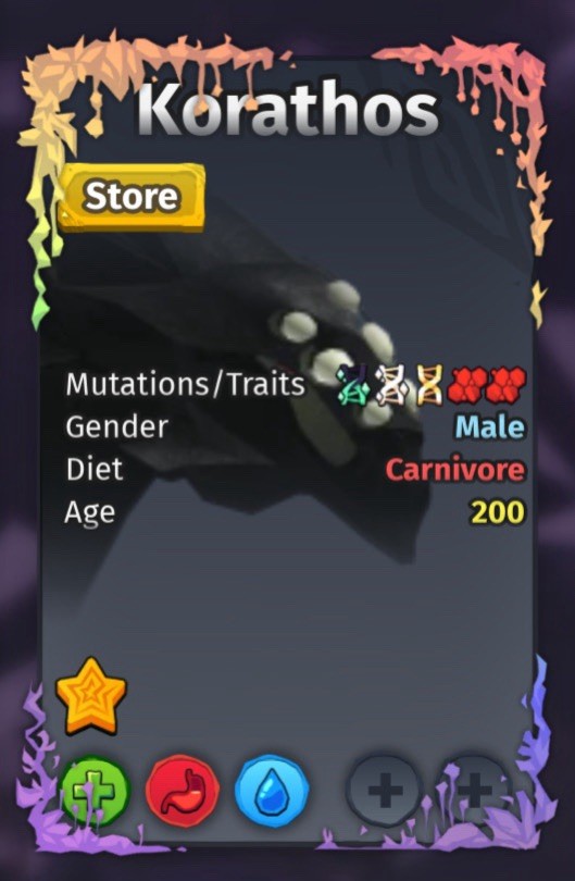 creatures of sonaria Cos Slot Dblr Shimmer Glowtail Gt Korathos Slot