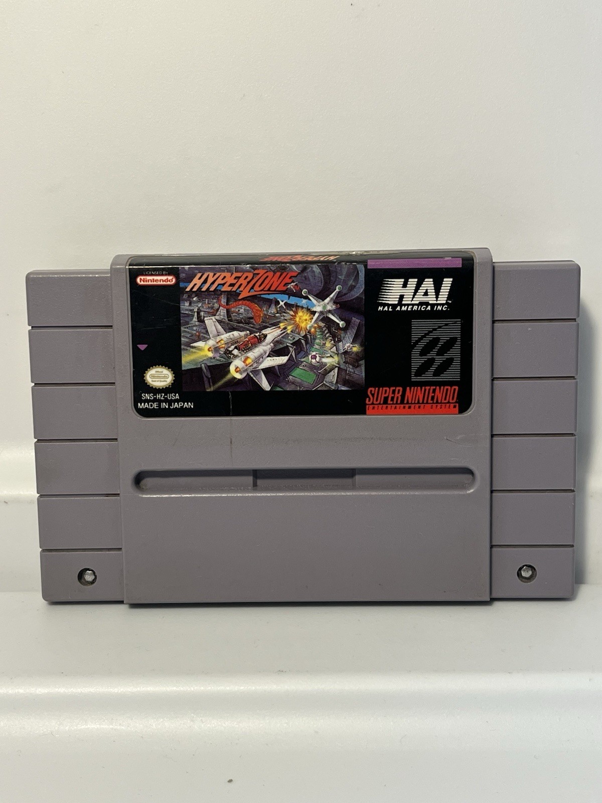 HyperZone (SNES, Super Nintendo) Game Cartridge Authentic – Tested