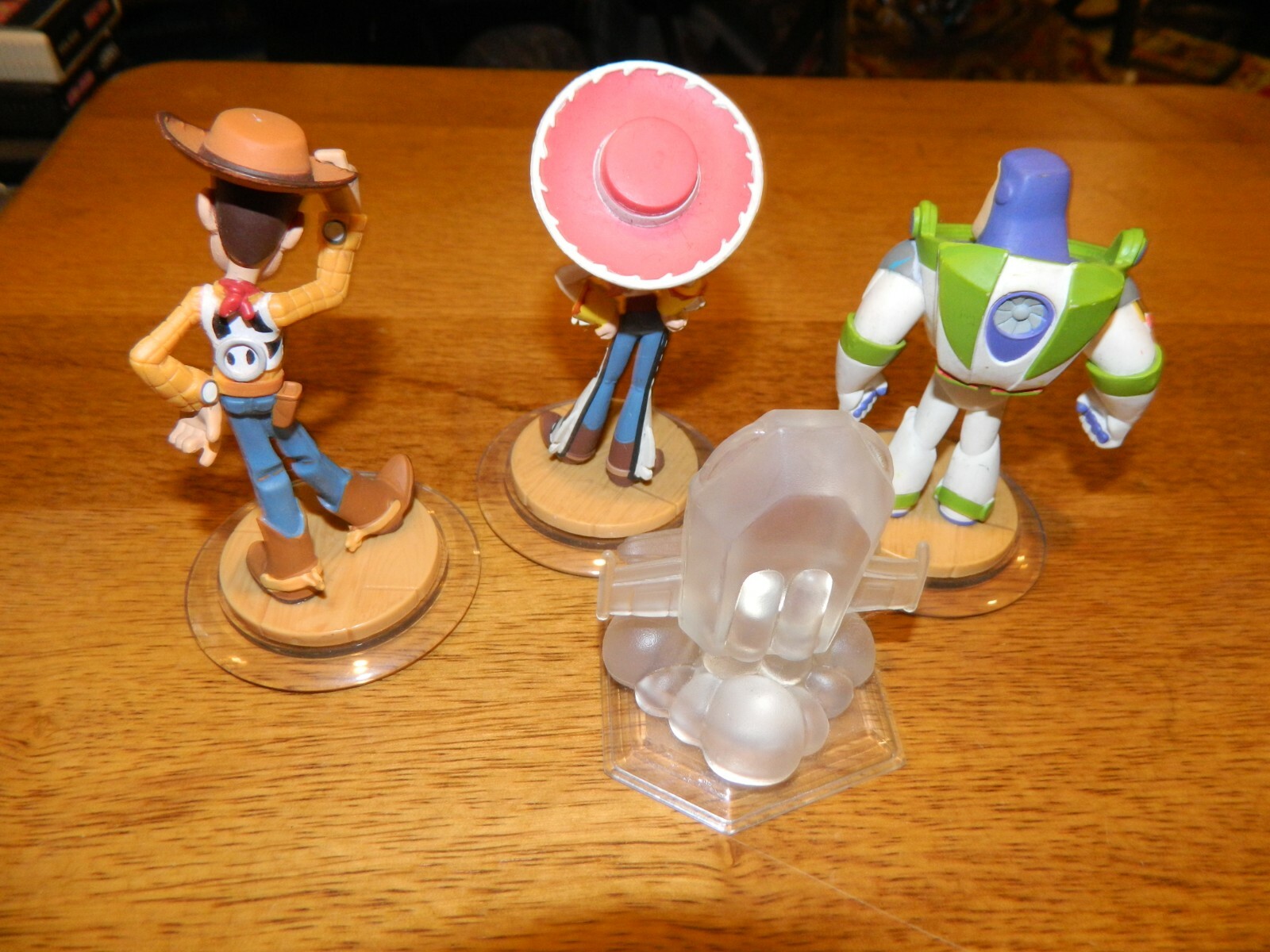 Lot of 4 Disney Infinity Toy Story Figures Woody Jessie Buzz Lightyear