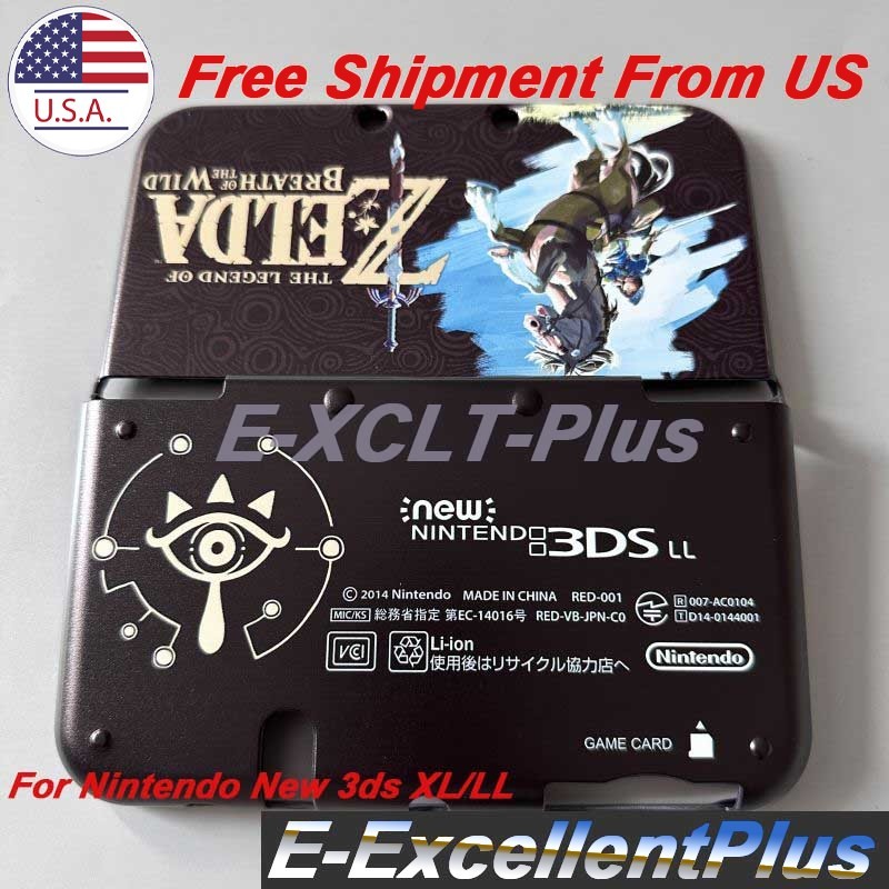 For Nintendo New 3DS LL New 3DS XL Snap on Case A+E Shell Protective Cover Zelda