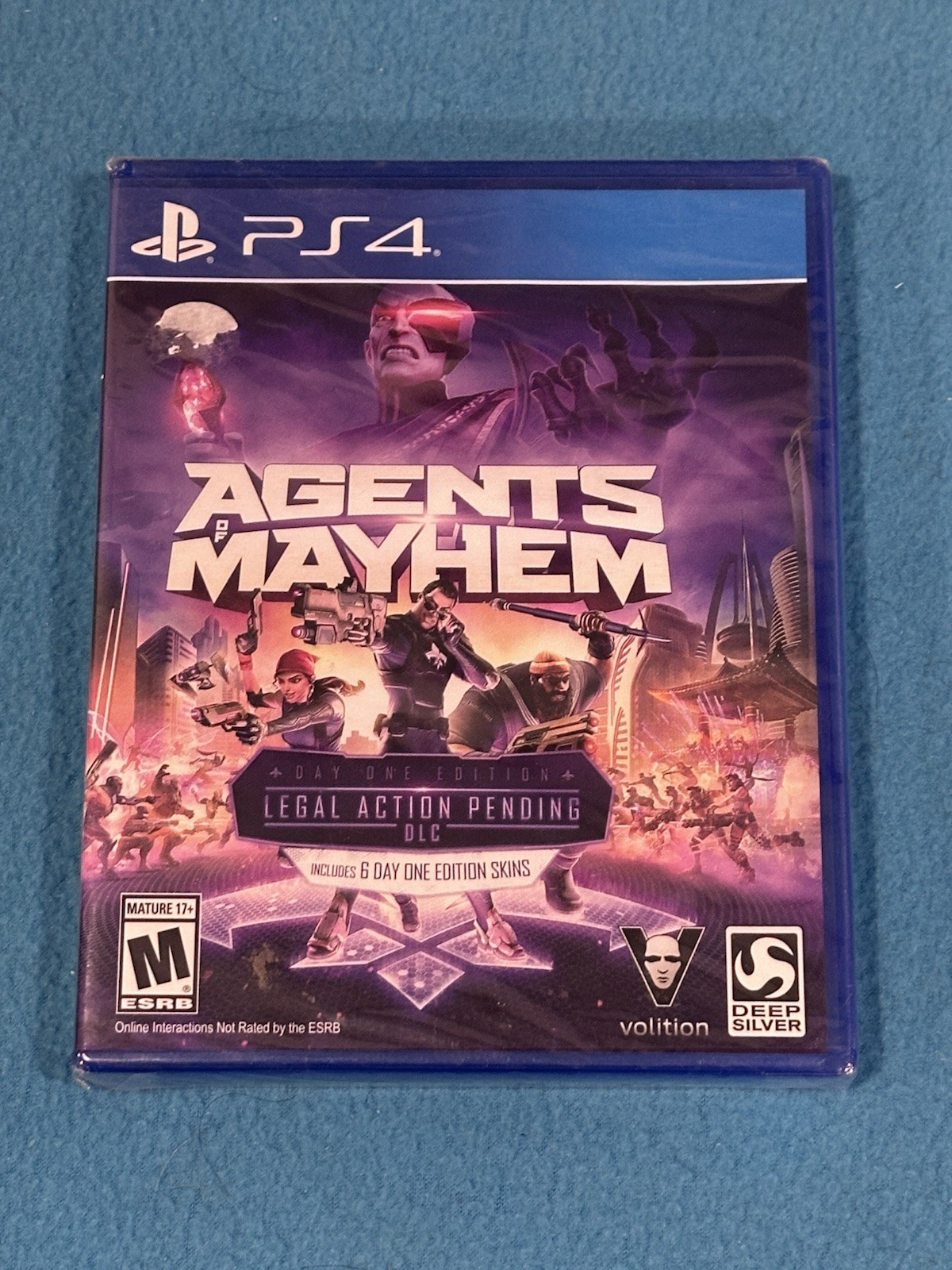 Agents of Mayhem Day One Edition Legal Action Pending for Sony PlayStation 4 PS4