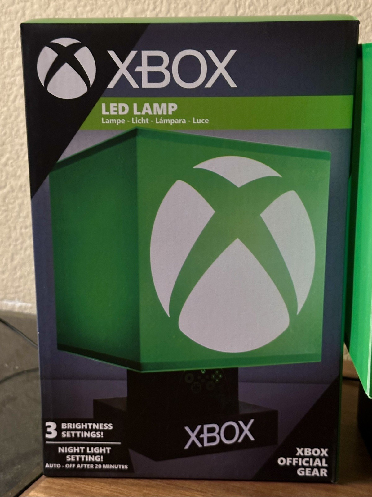 XBOX Light LED LAMP 3 Brightness Setting Official Gear New