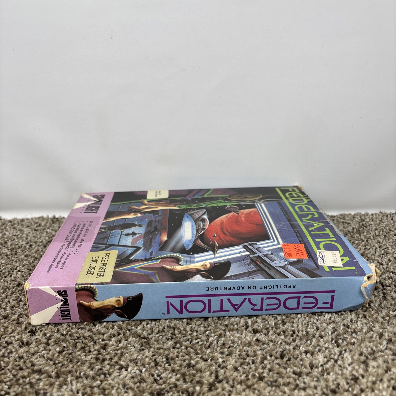 FEDERATION – Computer Game- AMIGA 512K- Spotlight Software In Box Untested