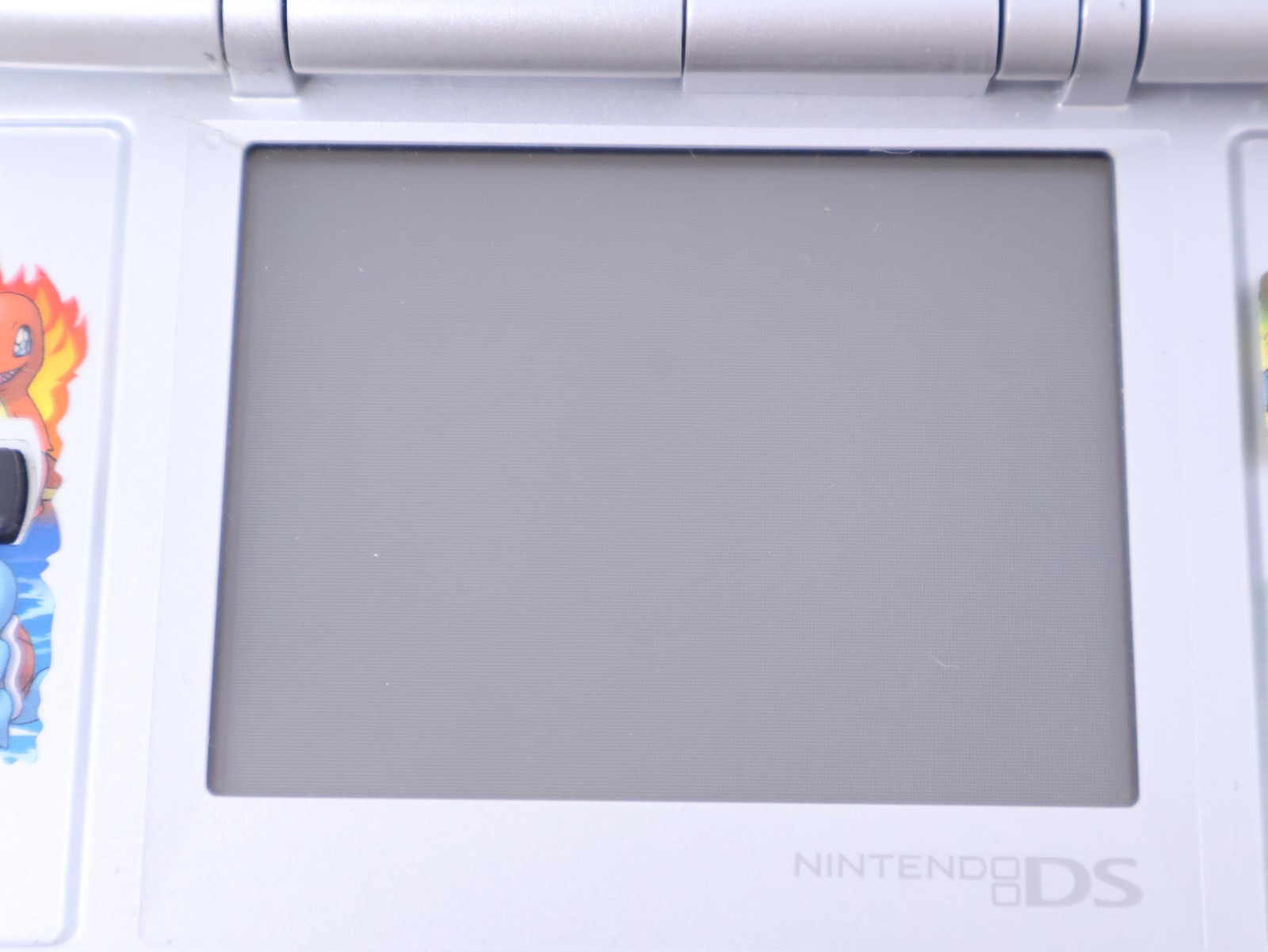 Nintendo DS Handheld Console Tested Working Titanium Silver w/ Charger & Stylus