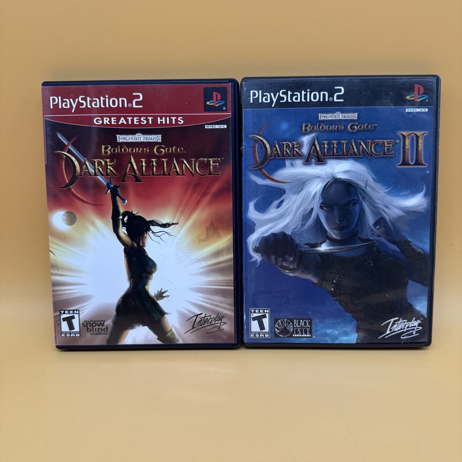 Baldur’s Gate Dark Alliance 1 & 2 – PS2 Game Bundle – CIB – Tested & Working