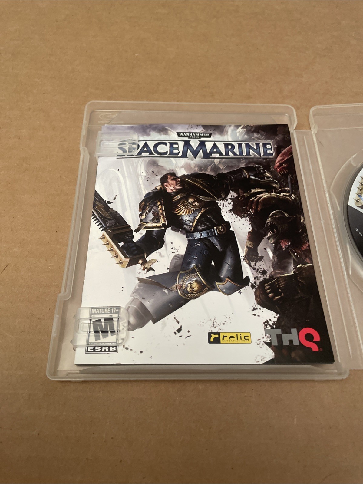 Warhammer 40,000 Space Marine – PS3 PlayStation 3 No Case Only Manual And Game