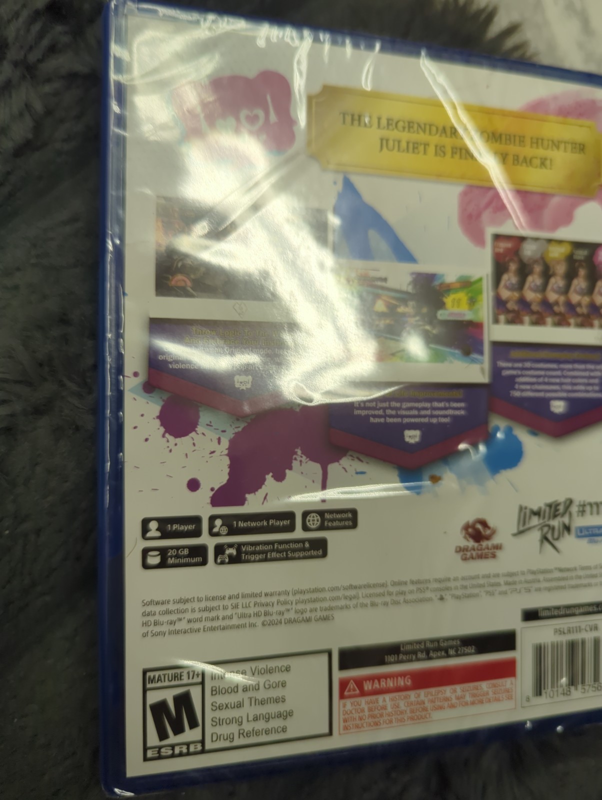 BRAND NEW LOLLIPOP CHAINSAW REPOP LIMITED RUN GAMES PS5 U.S. ESRB VERSION!