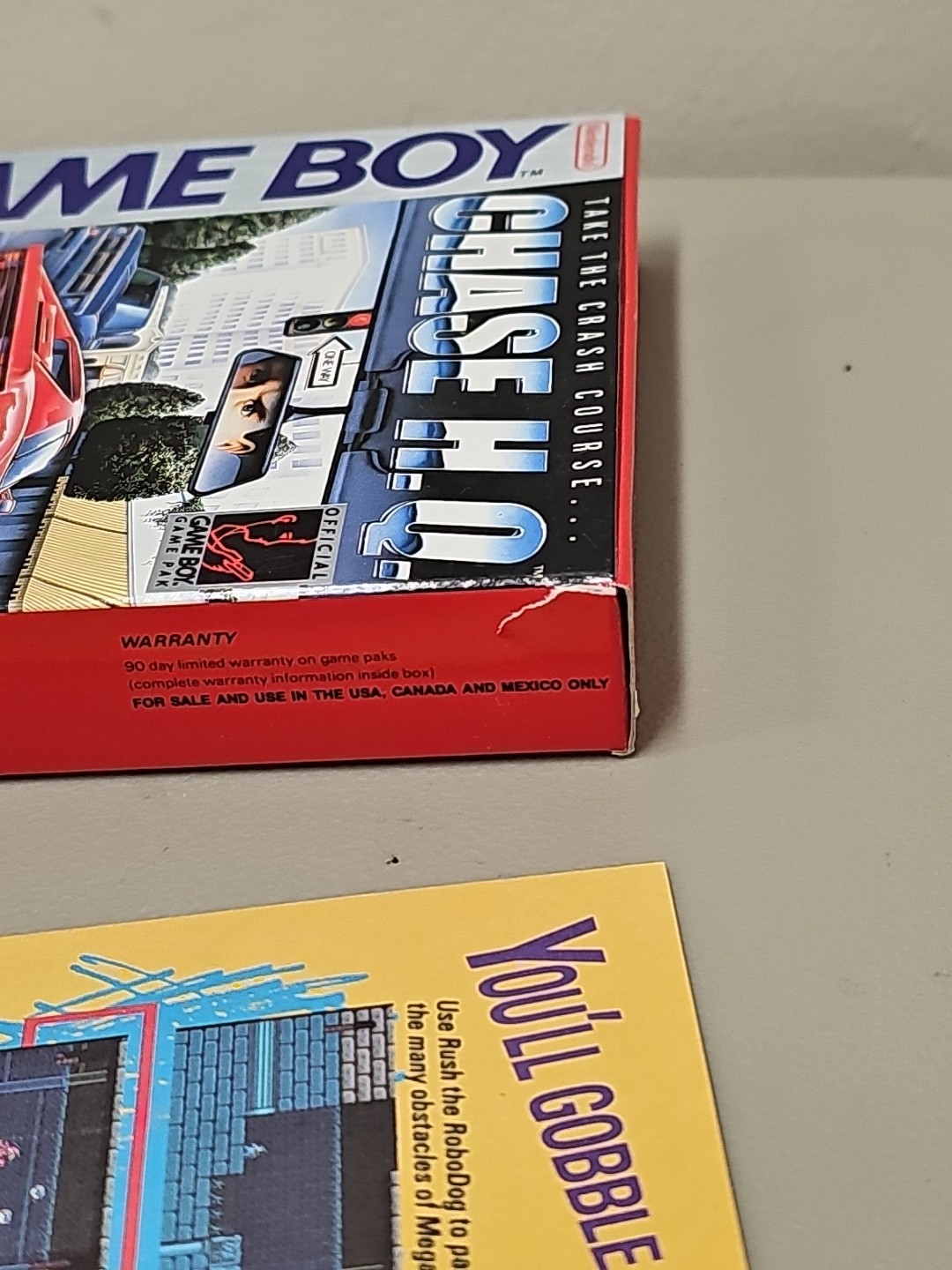 Gameboy CHASE H.Q. HQ Nintendo Game Boy BOX ONLY
