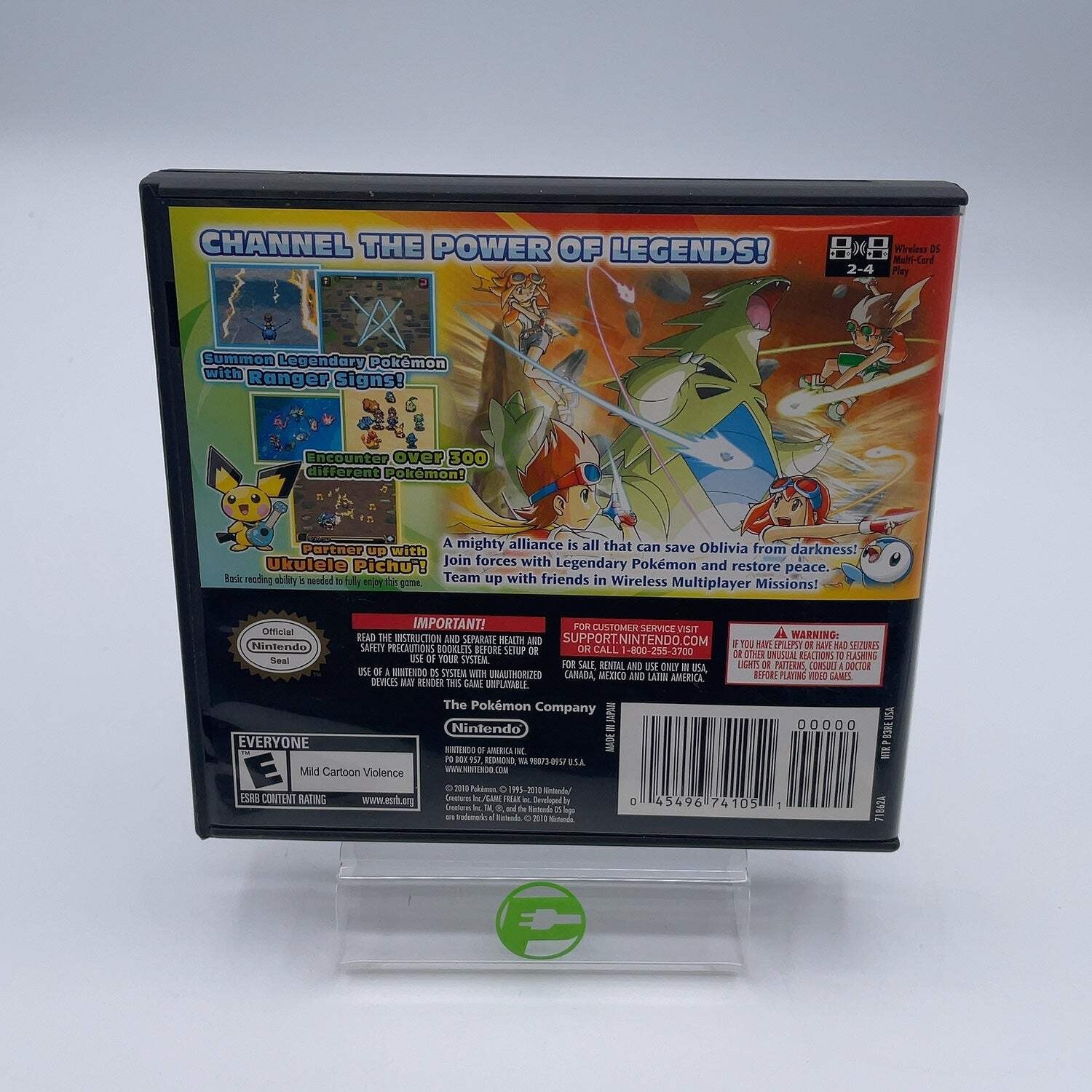 Pokemon Ranger: Guardian Signs (Nintendo DS, 2010)