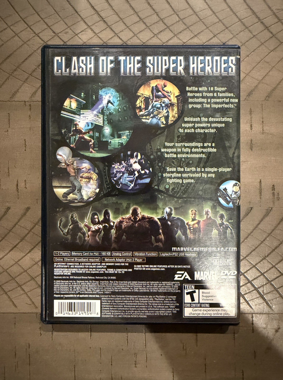 Marvel Nemesis: Rise of the Imperfects; CIB (Sony PlayStation 2, 2005)