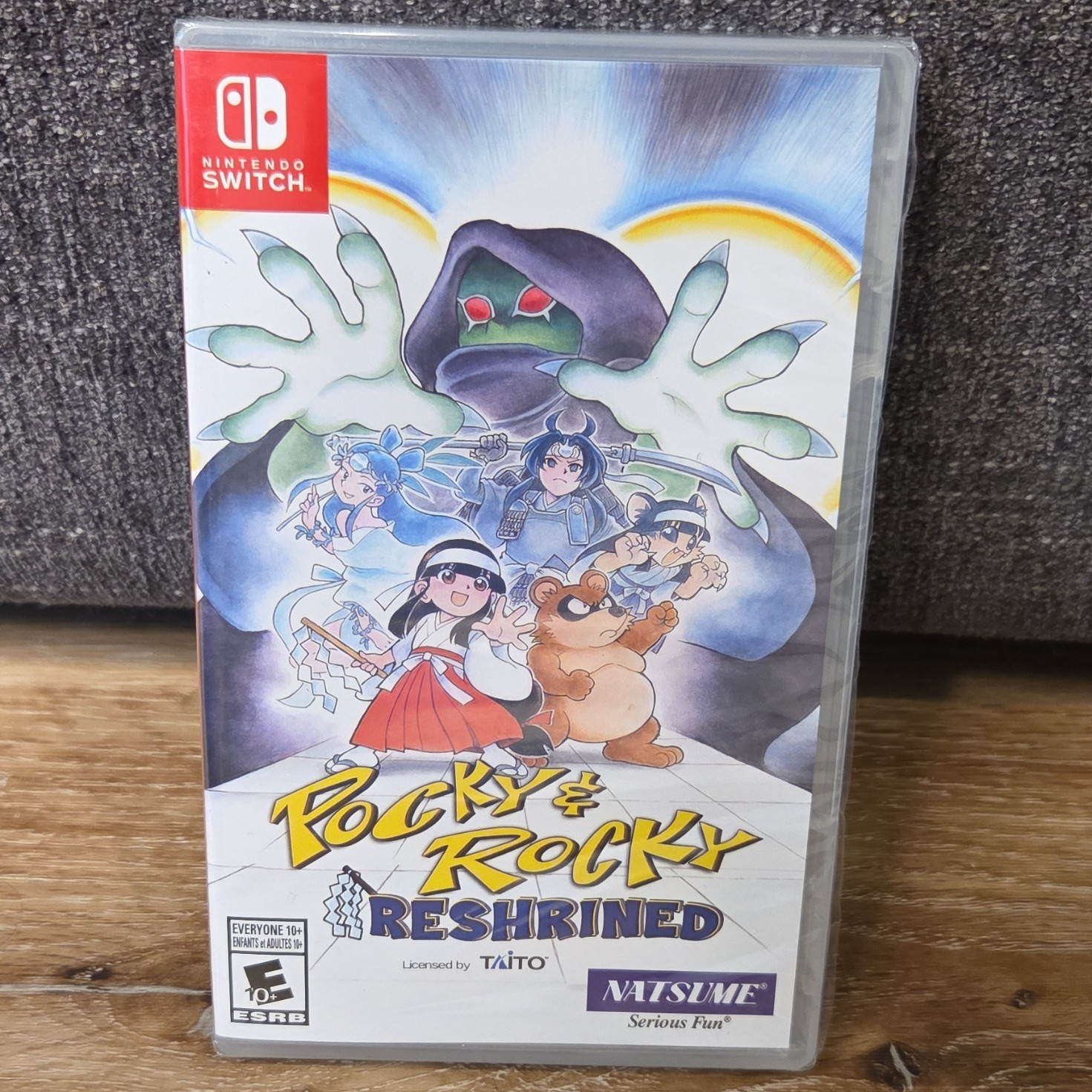 Natsume Pocky & Rocky Reshrined Nintendo Switch E10+ Multiplayer Game NEW/SEALED