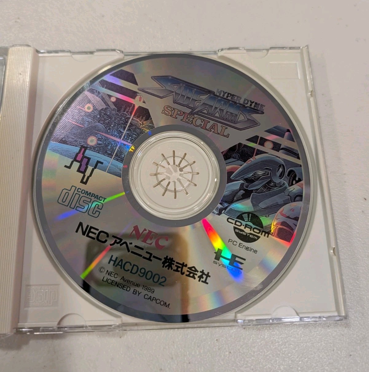 NEC PC ENGINE CD-ROM SIDE ARMS SPECIAL Japanese HACD9002 US Seller