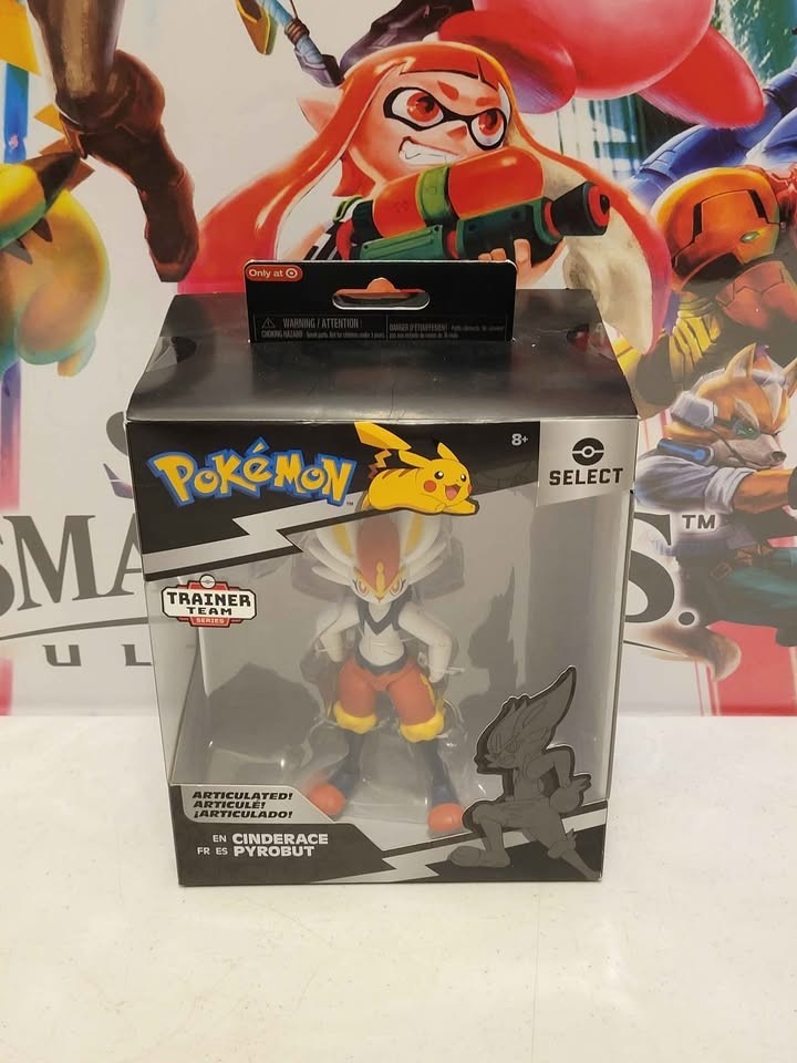 New Nintendo Pokémon Select CINDERACE 6″ Figure Exclusive Jazwares
