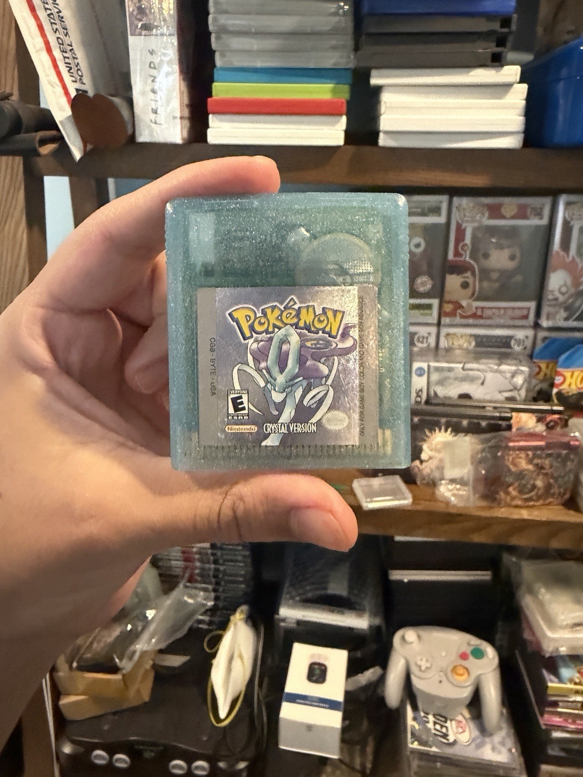 Pokemon Crystal Version Nintendo Gameboy Color Tested AUTHENTIC Cartridge