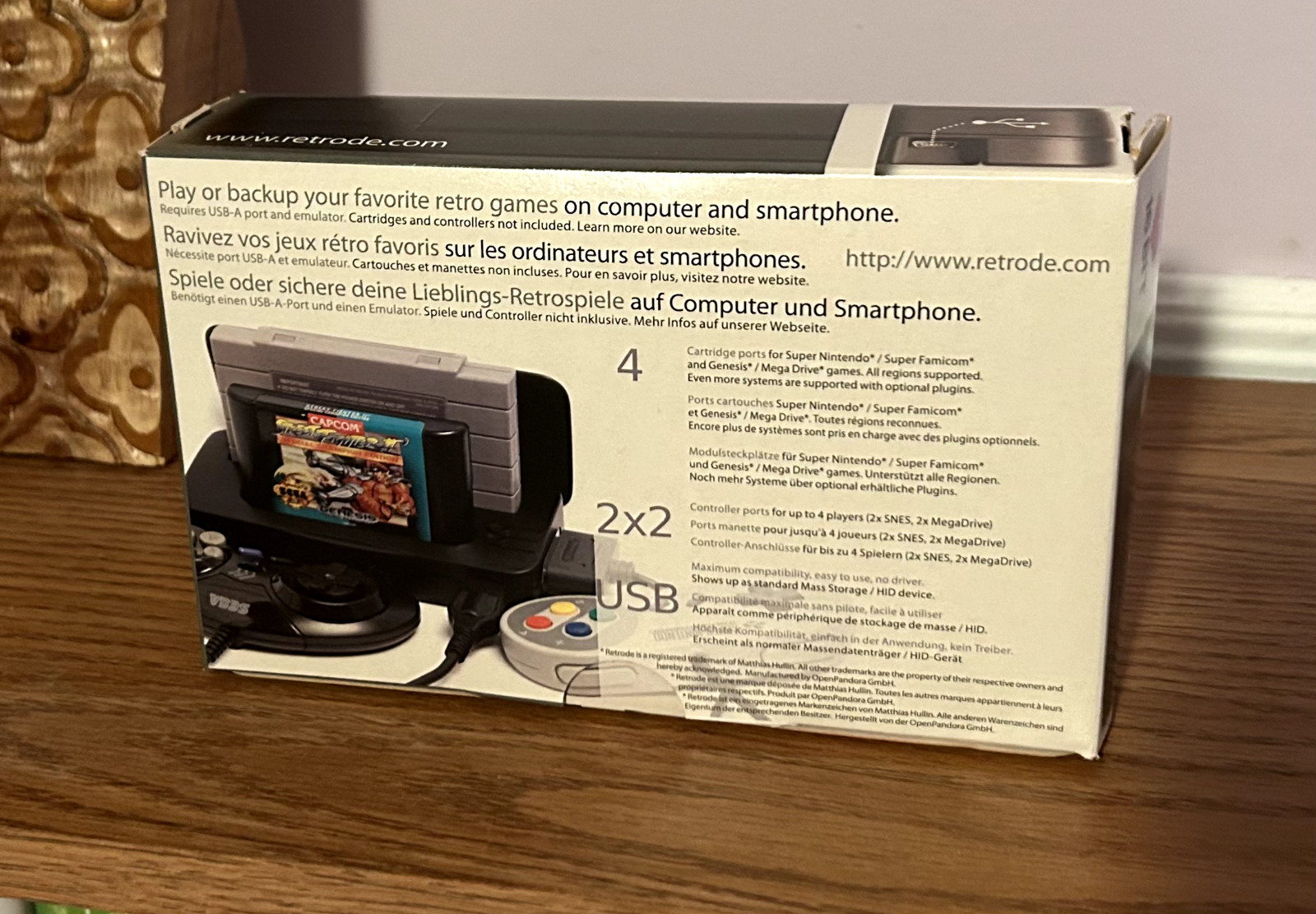 Retrode USB Adapter for Retro Video Games – 16 Bit – Unopened