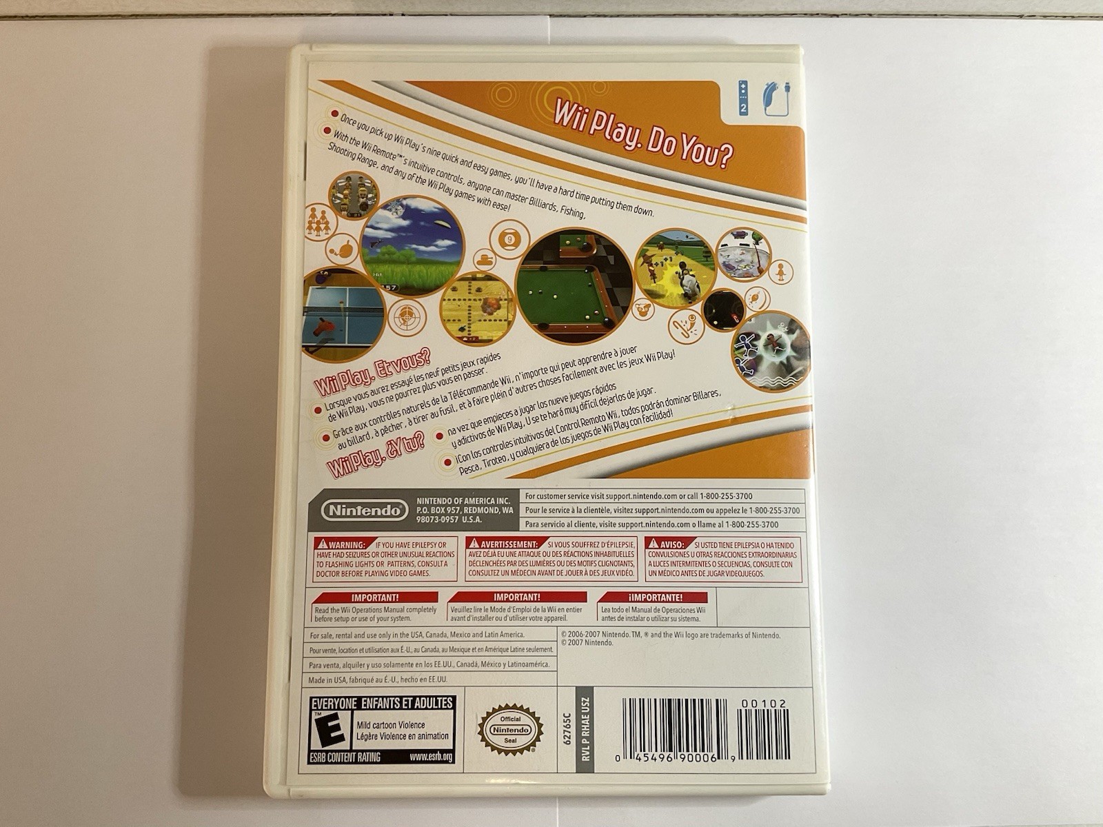 Nintendo Wii (2007) Wii Play — CIB TESTED WORKING