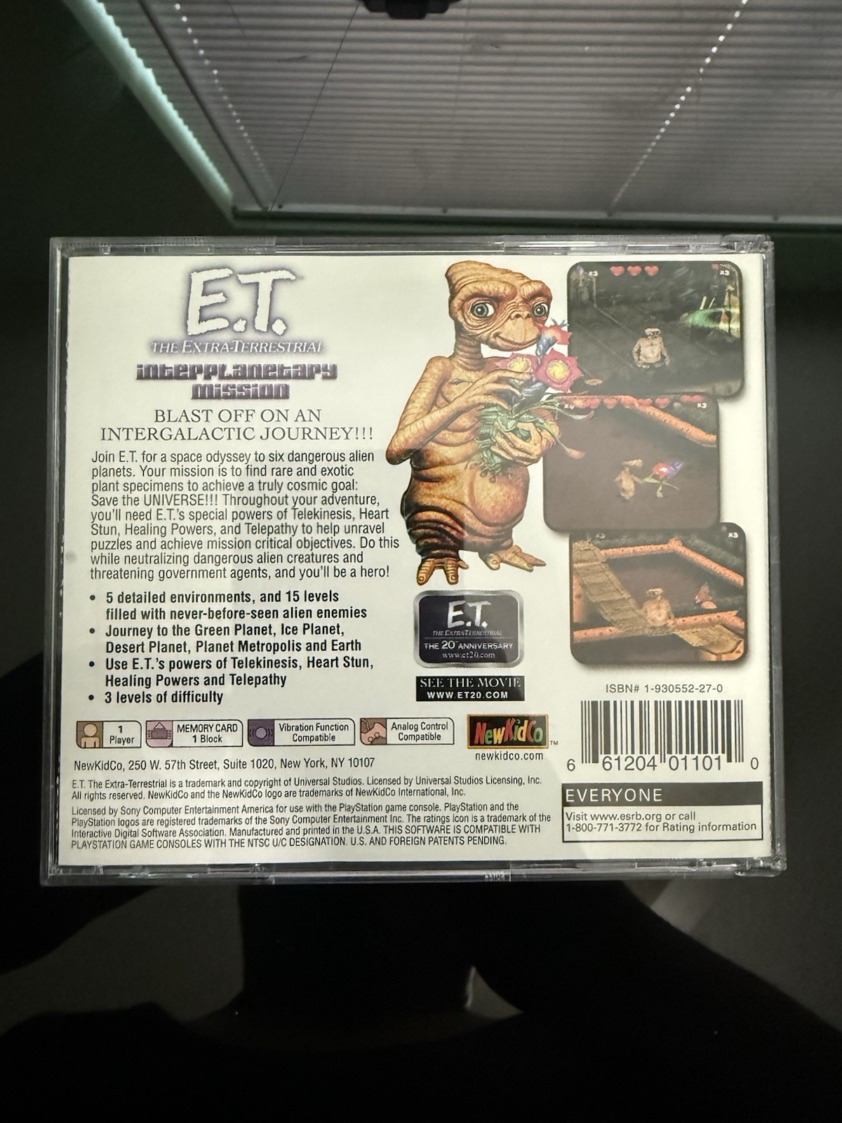 E.T. The Extra-Terrestrial: Interplanetary Mission (Sony PlayStation 1, 2001)