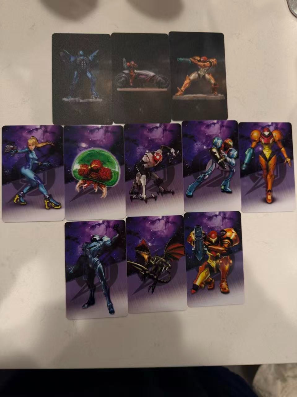 ALL 8PCS Amiibo METROID DREAD PVC Card Fast Shipping!Free stickers!