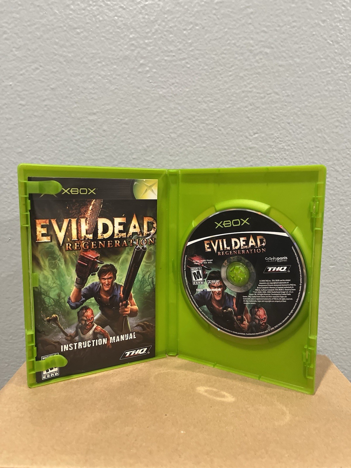 Evil Dead Regeneration (Microsoft Xbox, 2005) Complete With Manual
