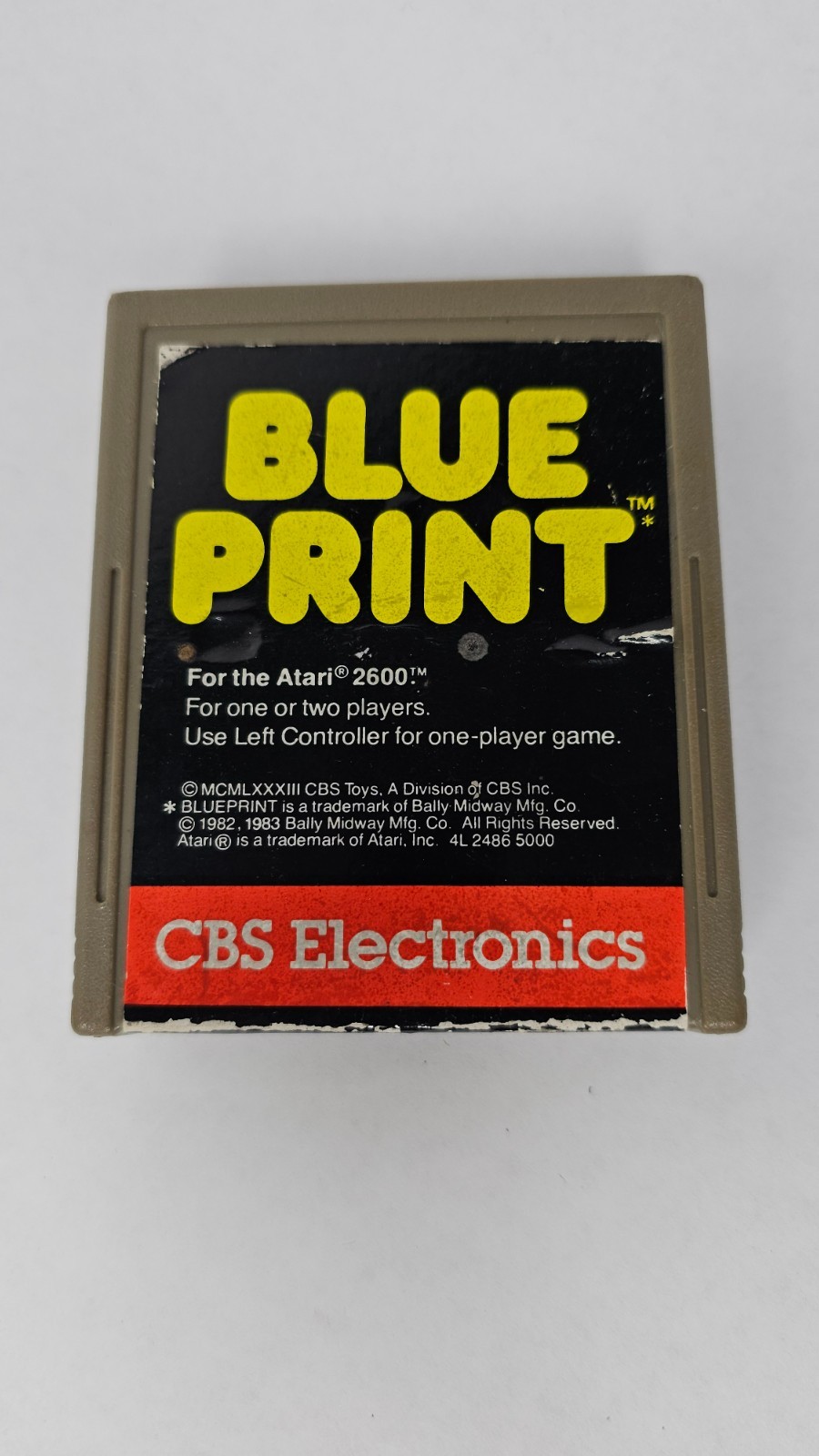 Atari 2600 Blueprint, Cartridge Only