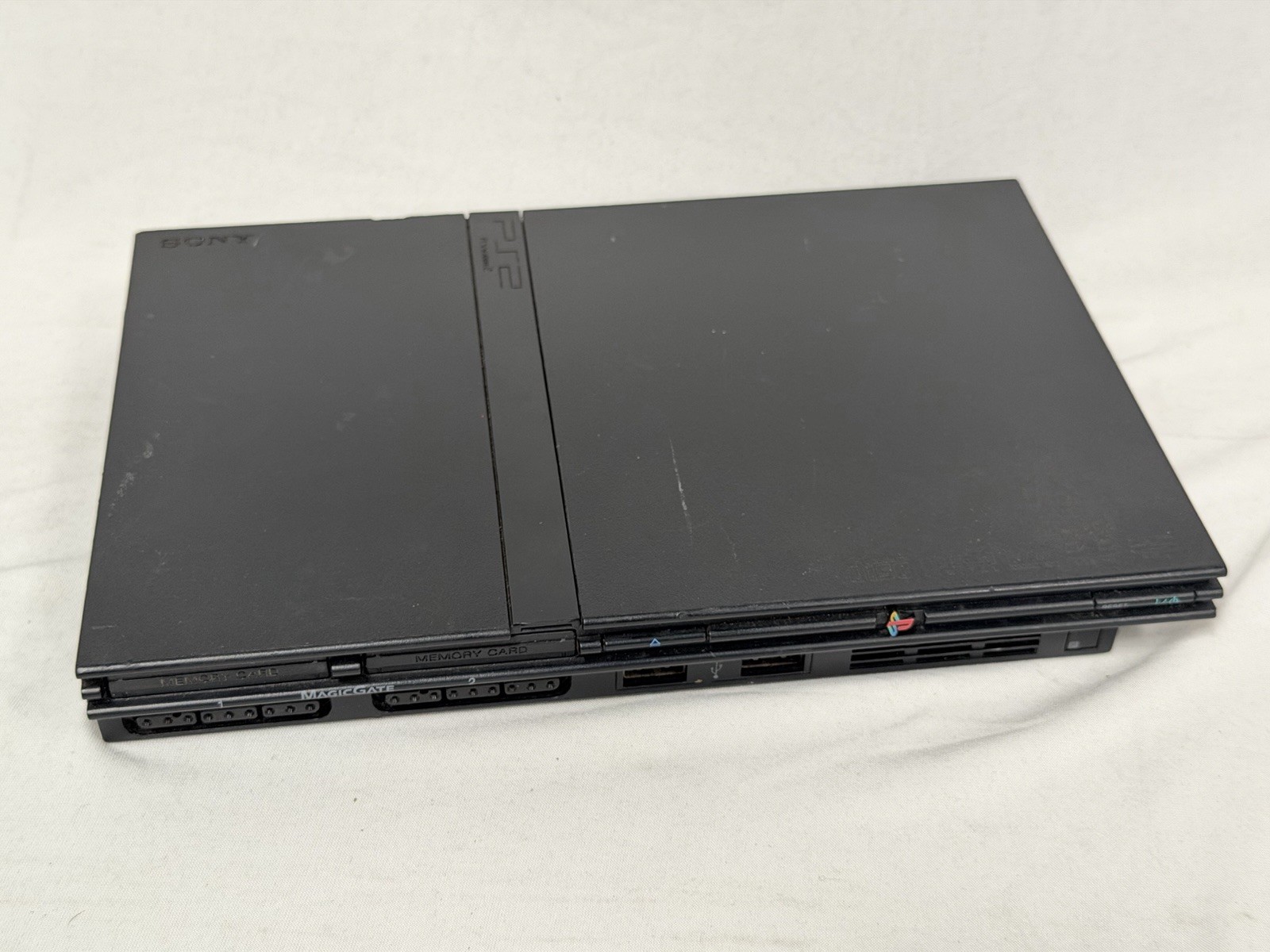 Sony PlayStation 2 PS2 Slim SCPH-70001 Console System OEM Bundle – Tested!!