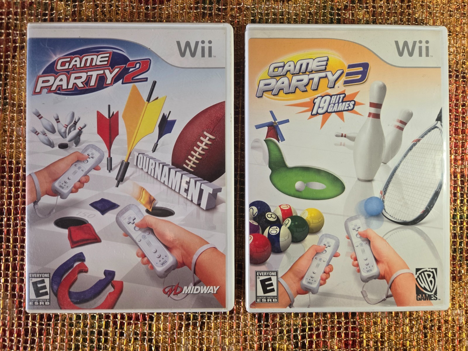 Game Party 1 + 2 (Nintendo Wii Video Games) Complete With Manuals